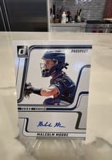 2025 Donruss Next Day Autographs Malcolm Moore #ND-MM card