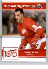 2025-26 Upper Deck Detroit Red Wings Centennial Hall of Famers (HOF) Mark Howe #115 card