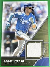 Bobby Witt Jr. 2026 Topps Major League Material Relics card