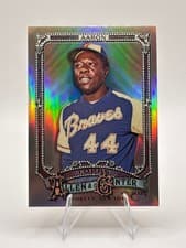 2025 Topps Allen & Ginter Chrome Hank Aaron #13 card