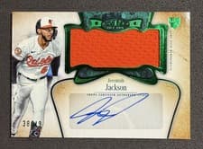 2026 Topps Tier One Autographed Tier One Jumbo Relics Jeremiah Jackson #AT1JR-JJ card