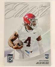 2025 Donruss Elite Rookie Elitist Jalen Milroe #12 card