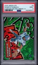2025 Panini Absolute Kaboom! Super Bowl Horizontal Roger Staubach #8 card