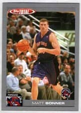Matt Bonner 2004-05 Topps Total Base Set card