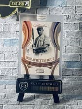 2025 Panini Flawless Red, White & Blue Gems Honus Wagner #6 card