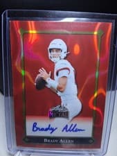 2025 Leaf Metal 92 Autographs Brady Allen #92L-BA1 card