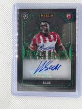 Silas 2024 Topps Merlin UEFA Mystics Nights Autograph card