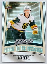 2025-26 Upper Deck MVP Rising to the Occasion Jack Eichel #RO-26 card