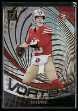 Brock Purdy 2024 Donruss Vortex card