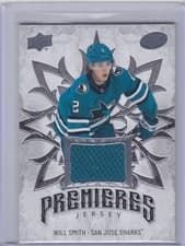 2024-25 Upper Deck Ice Ice Premieres Jersey Will Smith #IPJ-5 card