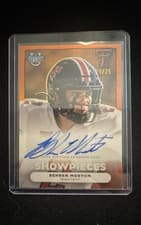 2025 Bowman University Best Bowman Showpieces Autographs Refractor Behren Morton #BSA-BM card