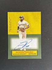 2025 Topps Archives 1964 Topps Stand-Ups Autographs Jackson Chourio #64SUA-JC card