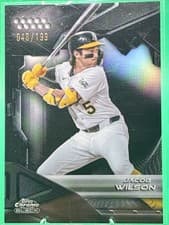 2026 Topps Chrome Black Base Set Jacob Wilson #173 card