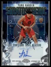 2025-26 Topps Chrome Stratospheric Signatures Rookies Yang Hansen #SMR-YH card