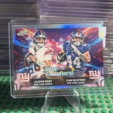 2025 Topps Cosmic Chrome Star Clusters Cam Skattebo #SC-14 card