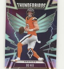 Bo Nix 2025 Panini Phoenix Thunderbirds card