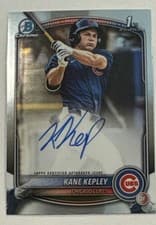 2025 Bowman Draft Chrome Prospect Autographs Kane Kepley #CPA-KK card