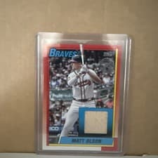 2025 Topps Update 1990 Topps Baseball Relics Matt Olson #90RU-MO card