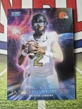 2025 Score Intergalactic Shedeur Sanders #1 card