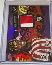 2025-26 Topps UEFA Club Competitions Topps Superstar Relics Nico Williams #TSR-NC card