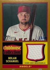 2025 Topps Heritage Clubhouse Collection Relics Nolan Schanuel #CCR-NS card
