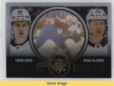 2024-25 SPx Excellence Redefined Connor Bedard/Nathan MacKinnon #EX-9 card