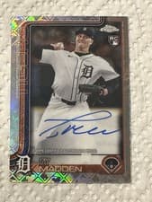 Ty Madden 2025 Topps Chrome Logofractor Edition Rookie Autographs card