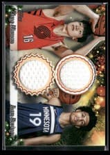2025-26 Topps Holiday Dual Player Relics Yang Hansen / Joan Beringer #DPR-YH card