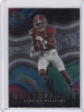 Jameson Williams 2022 Panini Select Draft Picks Unstoppable card