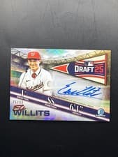 Eli Willits 2025 Bowman Draft Bowman Draft Night Autographs card
