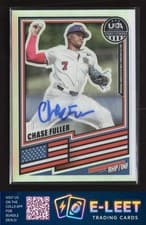 2026 Panini Stars & Stripes Prizm Signatures Prizms Chase Fuller #60 card