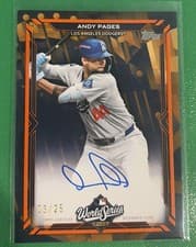 2025 Topps World Champion Autographs Andy Pages #WCA-AP card