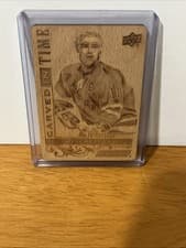 2024-25 Upper Deck Engrained Icons Carved in Time Mark Messier #CT-MM card