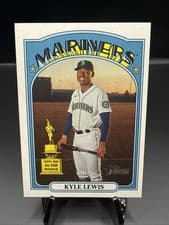 Kyle Lewis 2021 Topps Heritage card