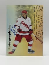 2025-26 Flair Autographics Seth Jarvis #A-SJ card