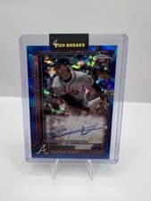 2025 Topps Chrome Update Sapphire Chrome Sapphire Autographs Hurston Waldrep #USA-HW card