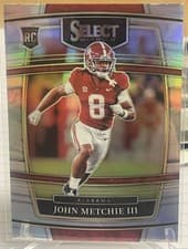 John Metchie III 2022 Panini Select Draft Picks card