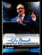 2024-25 Upper Deck Credentials Arena Experience Autographs Joe Beninati #AE-JB card