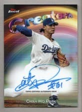 2025 Finest Creators Autograph Chan Ho Park #CAV-CP card