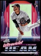 2025 Topps Cosmic Chrome Ultraviolet Beam Chase Dollander #UB-25 card