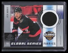 2024-25 SP Game Used 2023 Global Series Sweden Fabrics Josh Norris #GSF-JN card