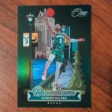 2024-25 Panini One and One Downtown Set Damian Lillard #12 card