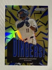 2025 Panini Prizm Dingers! Jackson Chourio #1 card