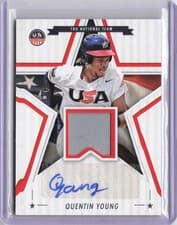 2025 Panini Stars & Stripes Signature Materials Quentin Young #SSM-QY card