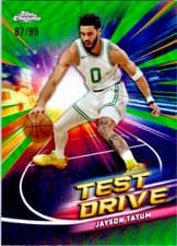 2024-25 Topps Chrome Test Drive Jayson Tatum #TD-2 card