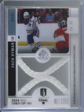 2024-25 SP Game Used 2024 Stanley Cup Finals Net Cord Relics Zach Hyman #SCN-ZH card