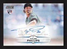 Tyler Phillips 2025 Stadium Club Base Autographs card