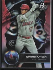 Shohei Ohtani 2023 Bowman Platinum card