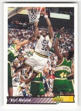 Karl Malone 1992-93 Upper Deck Base Set card
