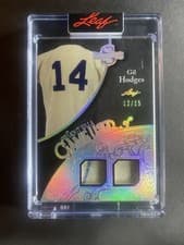 2025 Leaf Spectacular Baseball When it Was A Game Used Gil Hodges #WU-11 card